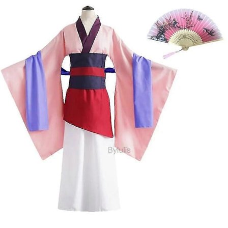 Vuxen Hua Mulan Kostym Ung Mulan Kostym Klänning Kvinnor Mushu Drake Halloween Scen Tonåring Mulan Cosplay Karneval Kostymer Stor-WELLNGS