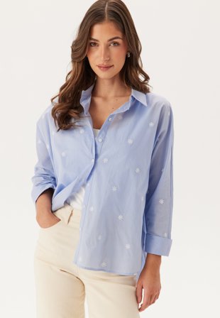 ONLY-Onlnew Lina Grace Ls Emb Shirt-L