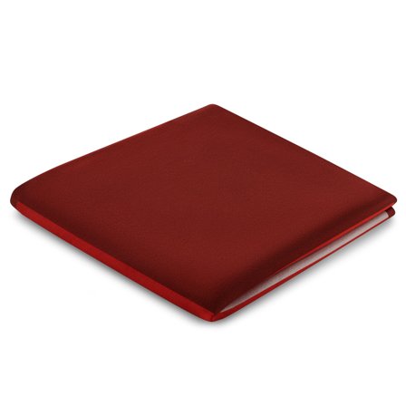 Elegio | Fazzoletto da taschino in seta double face con motivo a 4 tonalità di rosso e a pois per uomini - Fazzoletti da taschino fantasia