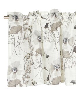 Multibandskappa Sabine blommig Off-white - Fondaco