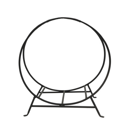 Chic Antique Vedstativ Jern sort Ø50