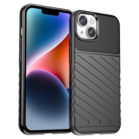 iPhone 15 Mobilskal Thunder Armored - Svart
