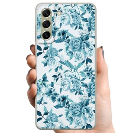 Samsung Galaxy S21 FE 5G TPU Mobilcover Blomster