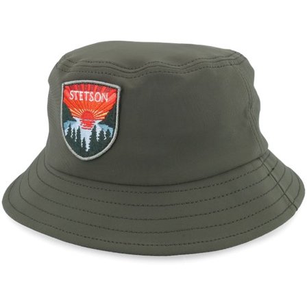 Stetson - Grön bucket Hatt - Bucket Jersey Olive Bucket @ Hatstore