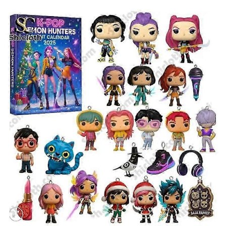 BLACKPINK Adventskalender 2025 med K-Wave Devil Hunter Akrylprydnader