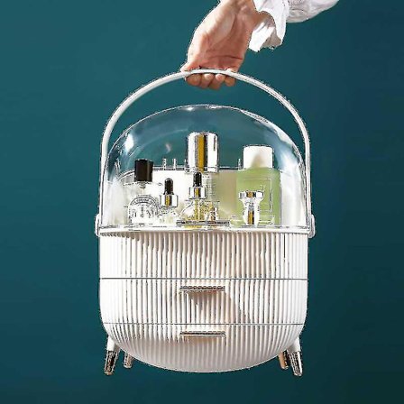 Luksuriøs makeup-opbevaringsboks med skuffer og Z