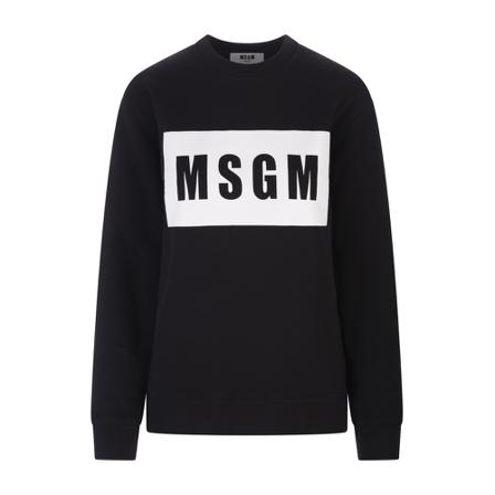 Msgm Sweatshirts Sort, Dame