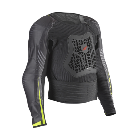 Zandonà Netcube x8 Skyddsväst Barn Svart/Fluo Gul One Size