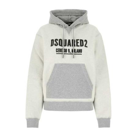 Dsquared2, Sweatshirts Grijs, Dames, Maat:L