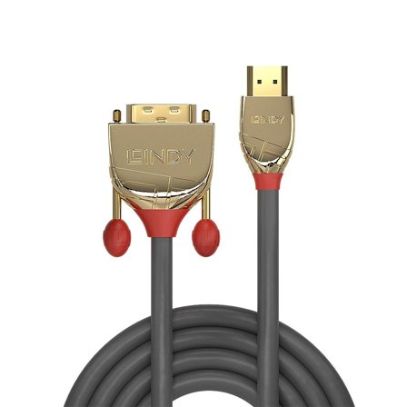 Lindy Gold adapterkabel - HDMI / DVI - 15 m