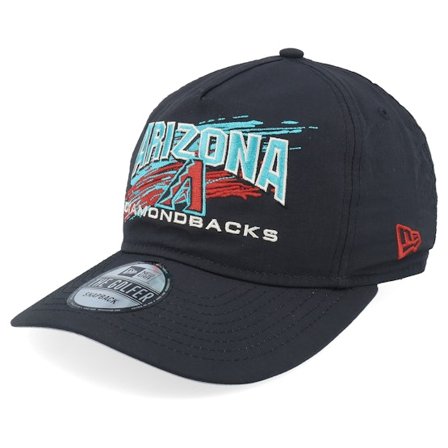 New Era - MLB Nero snapback Cappellino - Arizona Diamondbacks Throwback Brush Black Strapback @ Hatstore