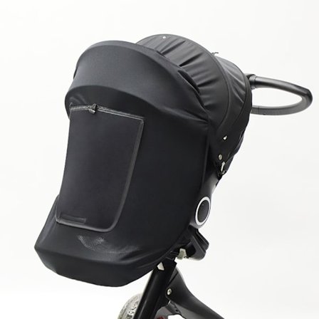 Barnvagnssolskydd, Solskydd för barnvagnar och sulkyer med tittfönster, Universellt barnvagnsskydd, Solskydd UV-skydd Mörkläggningsgardin för barn