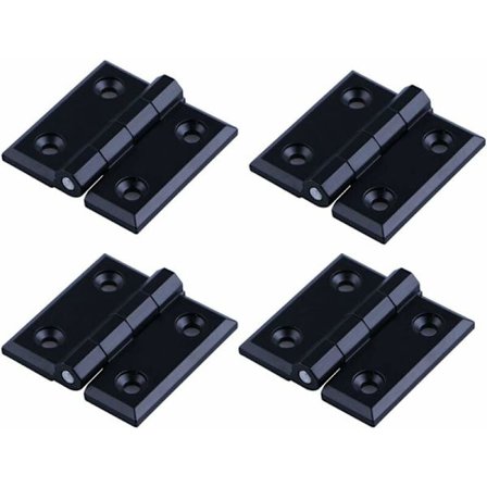 Foldehængsler - 4 stk. hardware dørhængsler til husholdningsskab