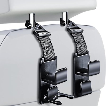 Magiske nakkestøttekroge til bil, taskeophæng nakkestøttekrog holder f