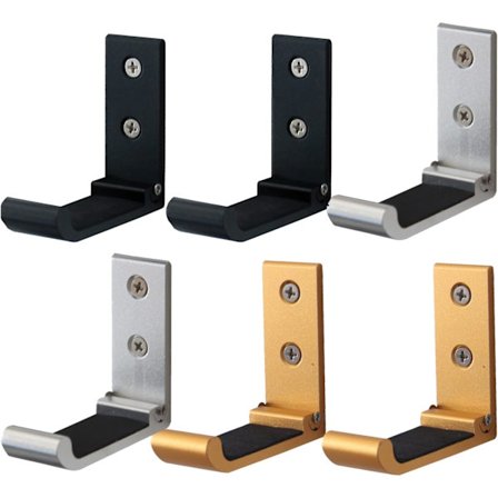 6 kpl Taitettava Seinäteline Koukuilla Ohjaimille, ZQKLA