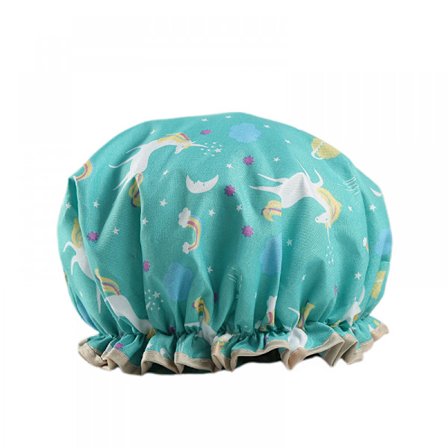 Duschmössor Dubbla Lager Badmössor Vattentäta Designade Satinfodrade Håller Håret Torrt