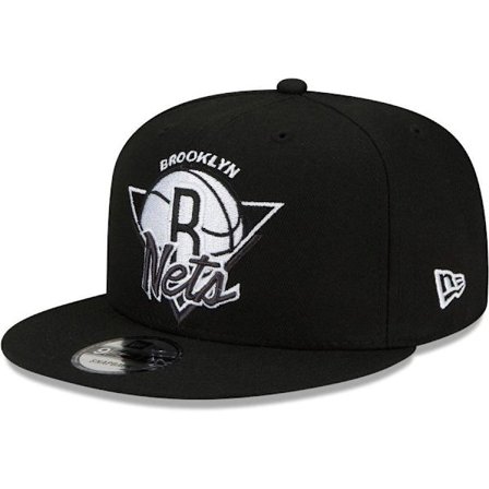 Ny 9Fifty Brooklyn Nets Nba Basketball League Baseball Cap - Svart