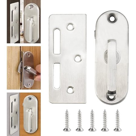 Grindlås, mekanisk kombinationslås - Inga fler nycklar behövs - Perfekt för grindar, skjul, alla förvaringsutrymmen och alla dörrar