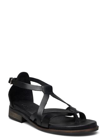 Githa Shoes Summer Shoes Sandals Svart Pavement*Betinget Tilbud