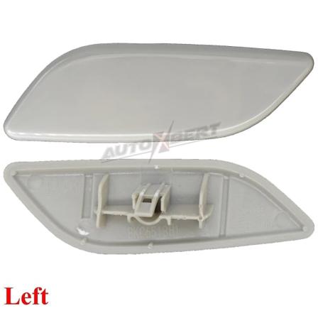 2x Frontfangerlyskaster Vaskedyse Deksel For Mazda 3 Axela Bn Bm 2014-2016 Frontlysk Sprøyte Dyser Ugrunnet Deksel Biltilbehør Left