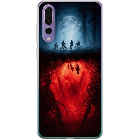 Kompatibelt Mobilskal till Huawei P20 Pro Dark Forest Rift