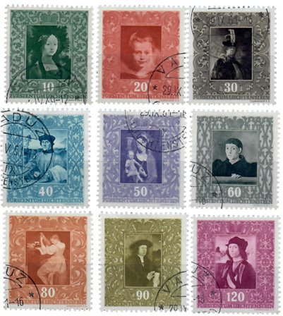 Liechtenstein 1949 - MICHEL 268-276 - Stemplet