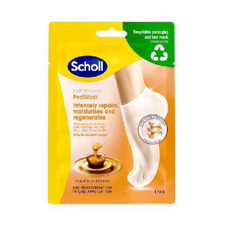 Scholl PediMask Manuka Honey Fot Unisex 1 ST