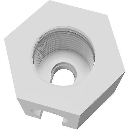 2 x Valkoinen Vaihto Mutteri Sodastream Crystal 1.0 & 2.0 - Kiinnitysmutterin Varaosa