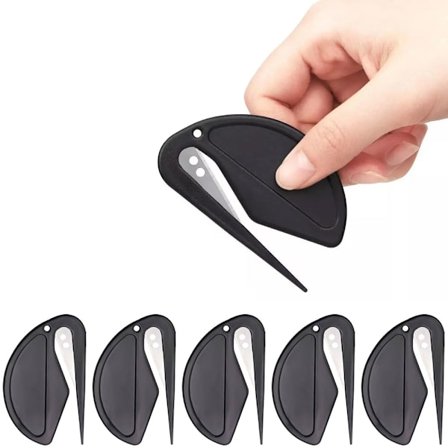 5-pak - Filtkniv - Filtudreder til hund og kat, sort