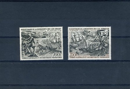 TAAF - Fransk antarktis Terr. - Luftpost - Årgang 1972 - Postfrisk