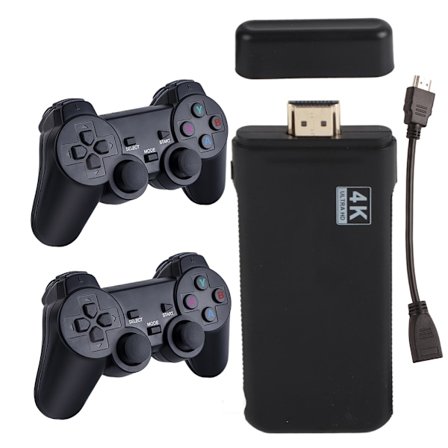 U8‐2 Trådlös handkontrollspelkonsol High Definition Multimedia Interface TV-spelkonsol 64G HD-spelkonsol Trådlös dubbelspelkonsol