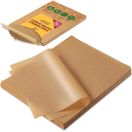 Kraftigt bakplåtspapper, 23x33 cm (9X13 tum), 200 ark