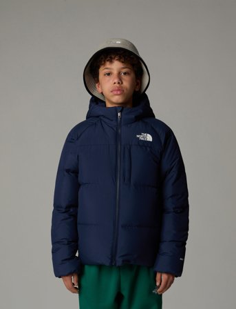 The North Face B North Down Hooded Jacket - Navy - 130-141