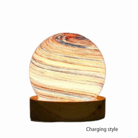 3D Design Steglös Dimning Romantisk Barn Planet Lampa Högkvalitativ Unik Belysning
