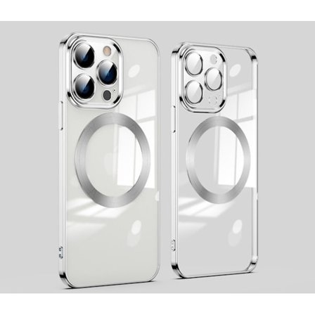 Electro MagSafe mobilskal - Sølv