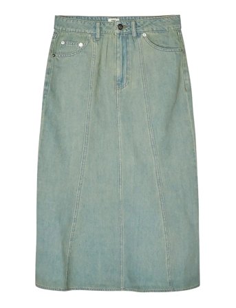 Mads Nørgaard | Cosy Denim Solan Skirt | 42