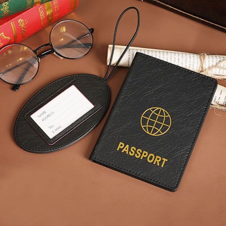 Passdeksel ID Kredittkortholder SVART