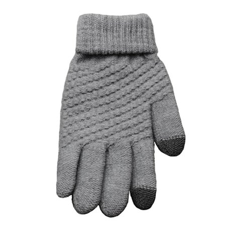 Stickade damhandskar / vantar m touch - Flera färger
