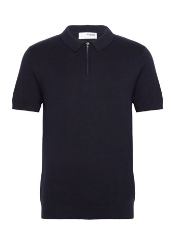Selected Homme | Slhflorence Ss Knit Zip Polo Ex | M