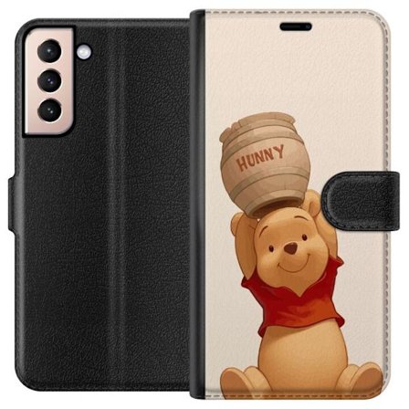 Kompatibelt Plånboksfodral till Samsung Samsung Galaxy S21 Nalle Puh Honung Disney Winnie