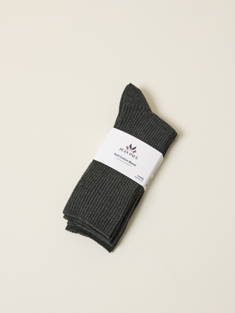 Jean Paul - 2 pk soft topp sokker - Herre - Grå - Pysjamas & Undertøy - 40-45