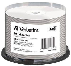 Verbatim DataLifePlus - CD-R x 50 - 700 MB - lagringsmedier