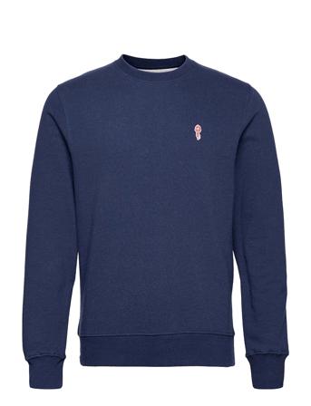 Regular Fit Crewneck Sweatshirt Svetari Collegepaita Sininen Revolution