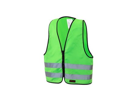 REFLECTIL Reflexväst dragkedja Barn S grön - Lyreco - Skola och förskola - Idrott, hälsa och rörelse - Västar, reflexer och promenadrep