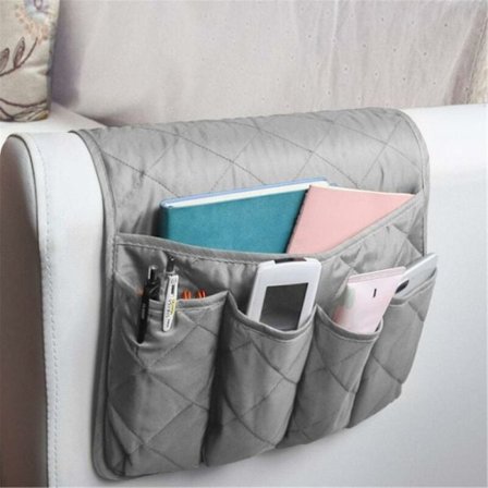 Fickförvaringsväskor Soffa Fåtölj Caddy Multifickor Organizer Hållare Påse