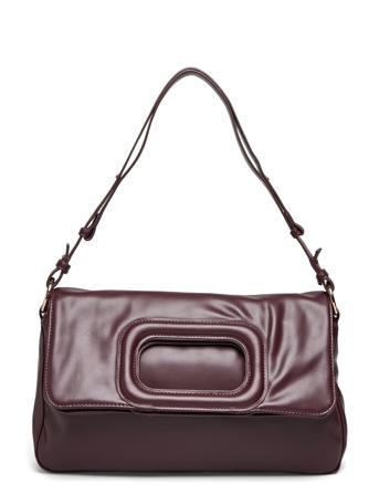 Esme Soft Structure Bags Small Shoulder Bags-crossbody Bags Burgundy HVISK