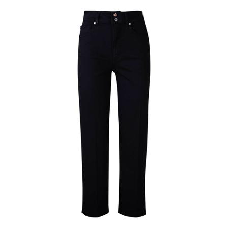 Love Moschino, Straight Jeans Zwart, Dames, Maat:W28