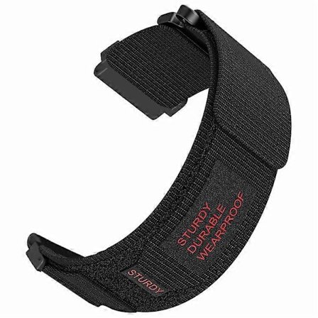 Kompatibel med Huami Amazfit T-rex Ultra Utomhus Sport Nylon Armband Magisk Tejp Design Klockarmband [DB]