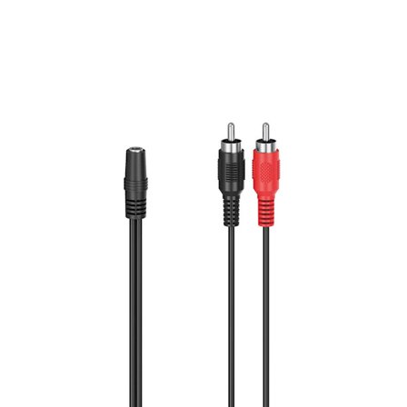 Adapter Audio 2x RCA till 3,5 Stereo