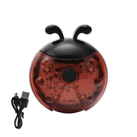 Cykel Mariehøne Lampe Hjullygter RØDE